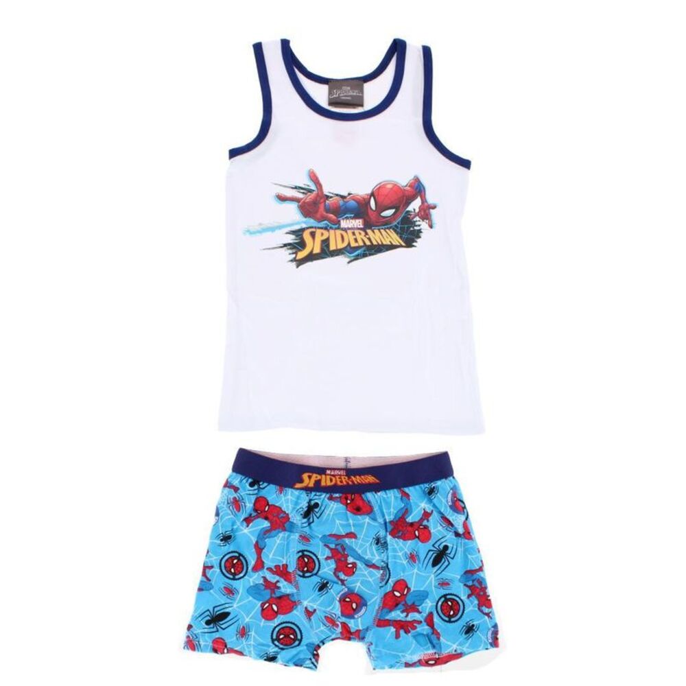 Textiel Trade Boy's Spiderman Tank and Boxer Briefs Underwear Set